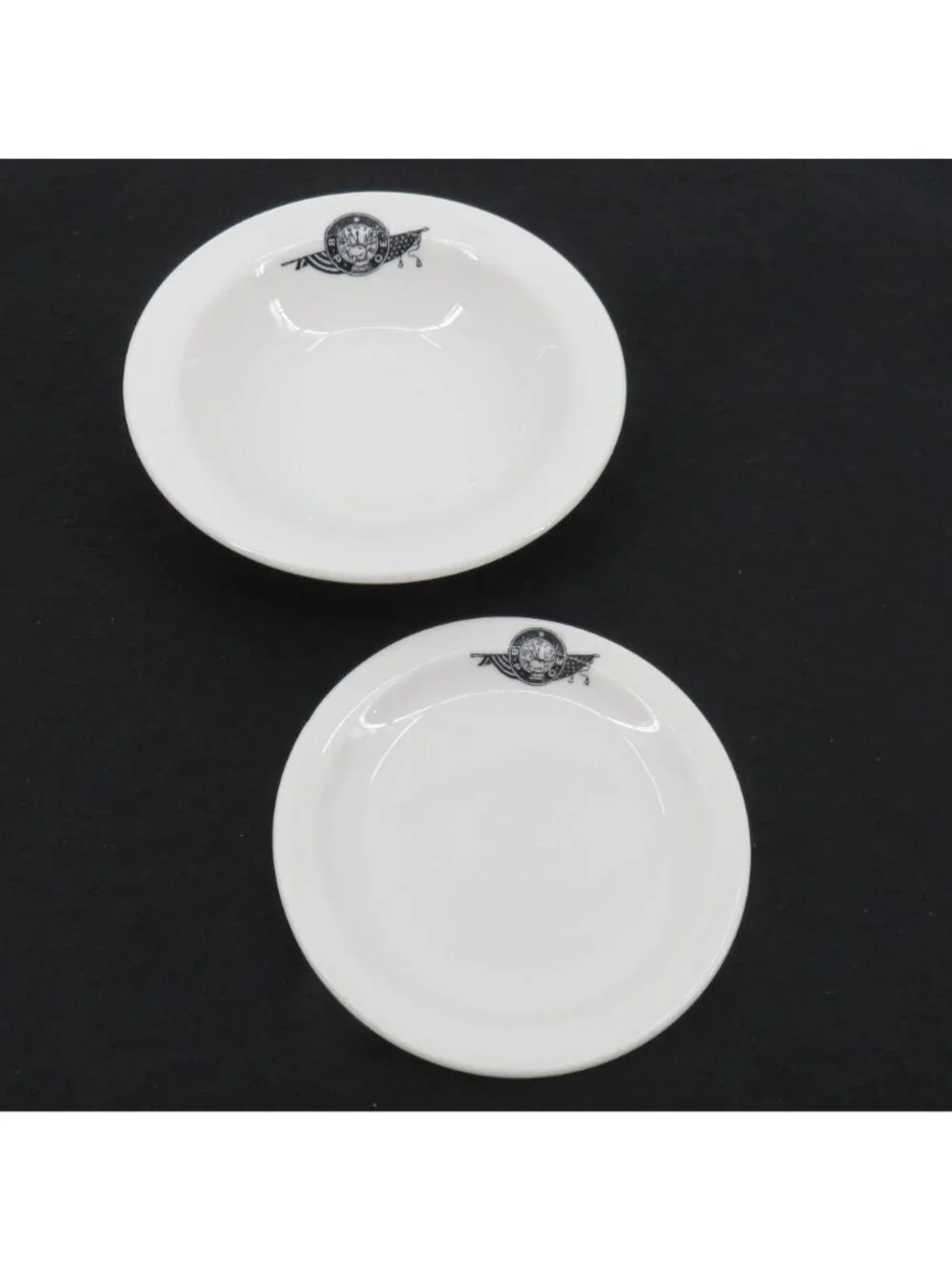 McNichol China Elks Lodge BPOE Bowl Plate Set Clarksburg VA Made in USA Vintage